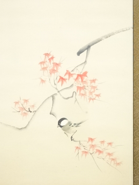 掛け軸 前大徳須賀玄道 梅と鶯 尺巾立 日本画 掛け軸 前大徳須賀玄道 梅と鶯 尺巾立 日本画 - メルカリ